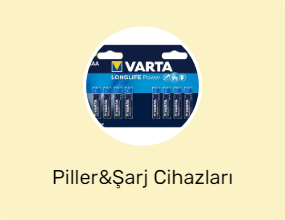 Piller&Şarj Cihazları