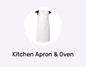 Kitchen Apron & Oven Mitts