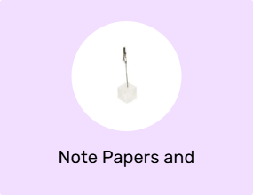 Note Papers and Notepads