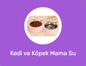 Kedi ve Köpek Mama Su Kabı