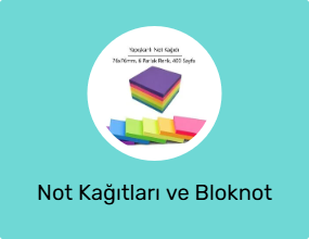 Not Kağıtları ve Bloknot