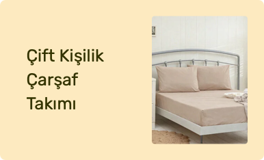 Çift Kişilik Çarşaf Takımı