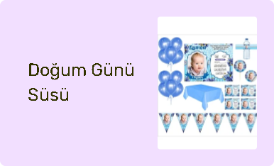 Doğum Günü Süsü