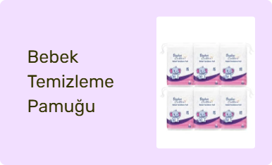 Bebek Temizleme Pamuğu