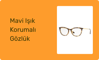 Mavi Işık Korumalı Gözlük
