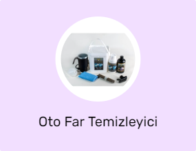Oto Far Temizleyici