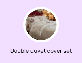Double duvet cover set