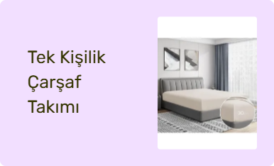 Tek Kişilik Çarşaf Takımı