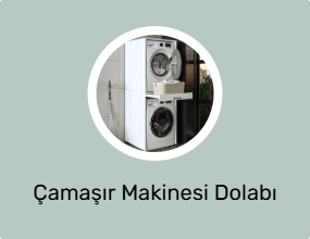 Çamaşır Makinesi Dolabı