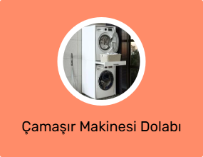 Çamaşır Makinesi Dolabı