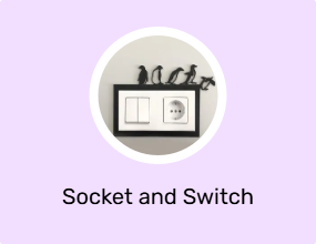 Socket and Switch Frame