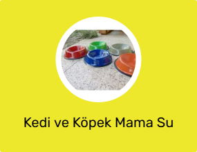 Kedi ve Köpek Mama Su Kabı