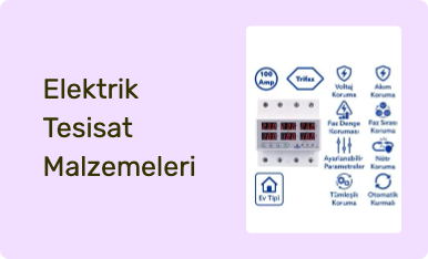 Elektrik Tesisat Malzemeleri