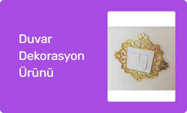 Duvar Dekorasyon Ürünü