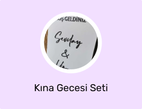 Kına Gecesi Seti