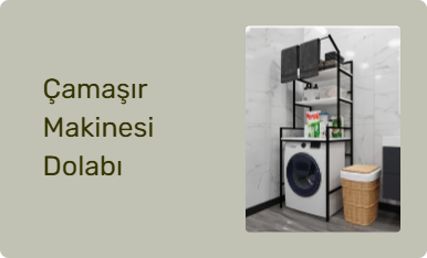 Çamaşır Makinesi Dolabı