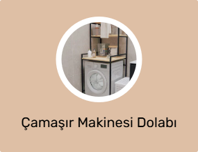 Çamaşır Makinesi Dolabı