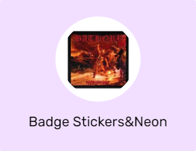 Badge Stickers&Neon Strips