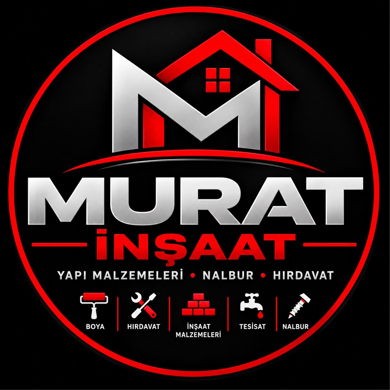 Murat inşaat yapı malzemeleri logo