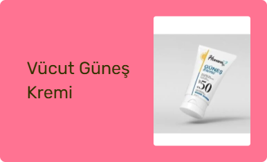 Vücut Güneş Kremi