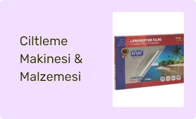 Ciltleme Makinesi & Malzemesi