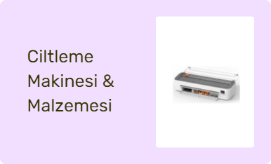 Ciltleme Makinesi & Malzemesi