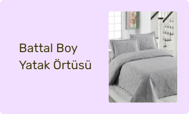 Battal Boy Yatak Örtüsü