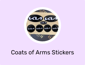 Coats of Arms Stickers & Phosphor Strips