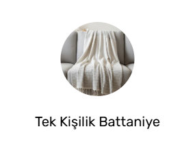 Tek Kişilik Battaniye