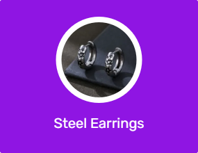 Steel Earrings
