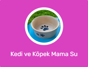 Kedi ve Köpek Mama Su Kabı