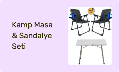 Kamp Masa & Sandalye Seti
