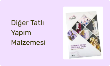 Diğer Tatlı Yapım Malzemesi