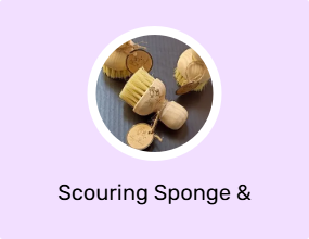 Scouring Sponge & Brush