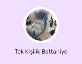 Tek Kişilik Battaniye