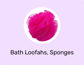 Bath Loofahs, Sponges & Poufs