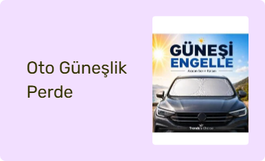 Oto Güneşlik Perde