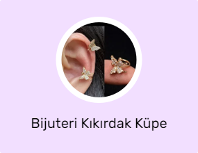 Bijuteri Kıkırdak Küpe