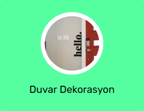 Duvar Dekorasyon Ürünleri