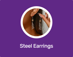 Steel Earrings