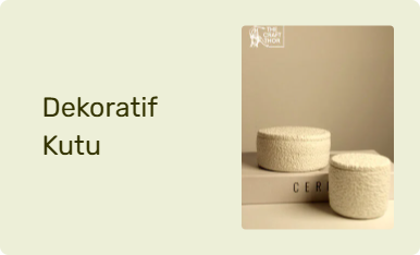 Dekoratif Kutu