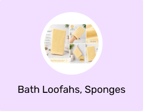 Bath Loofahs, Sponges & Poufs