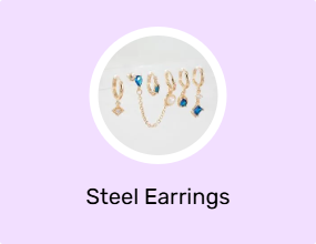 Steel Earrings