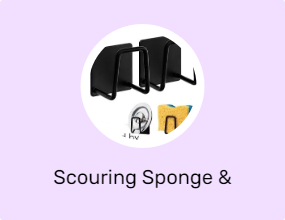 Scouring Sponge & Brush