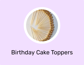 Birthday Cake Toppers