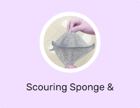Scouring Sponge & Brush