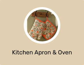 Kitchen Apron & Oven Mitts