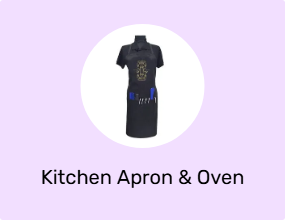Kitchen Apron & Oven Mitts