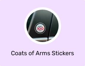 Coats of Arms Stickers & Phosphor Strips