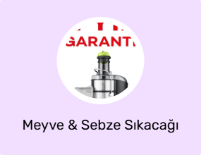 Meyve & Sebze Sıkacağı